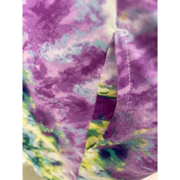 Simple Vera Women Short Sleeve Tie Dye T-Shirt Dress Size M - Picture 8 of 11